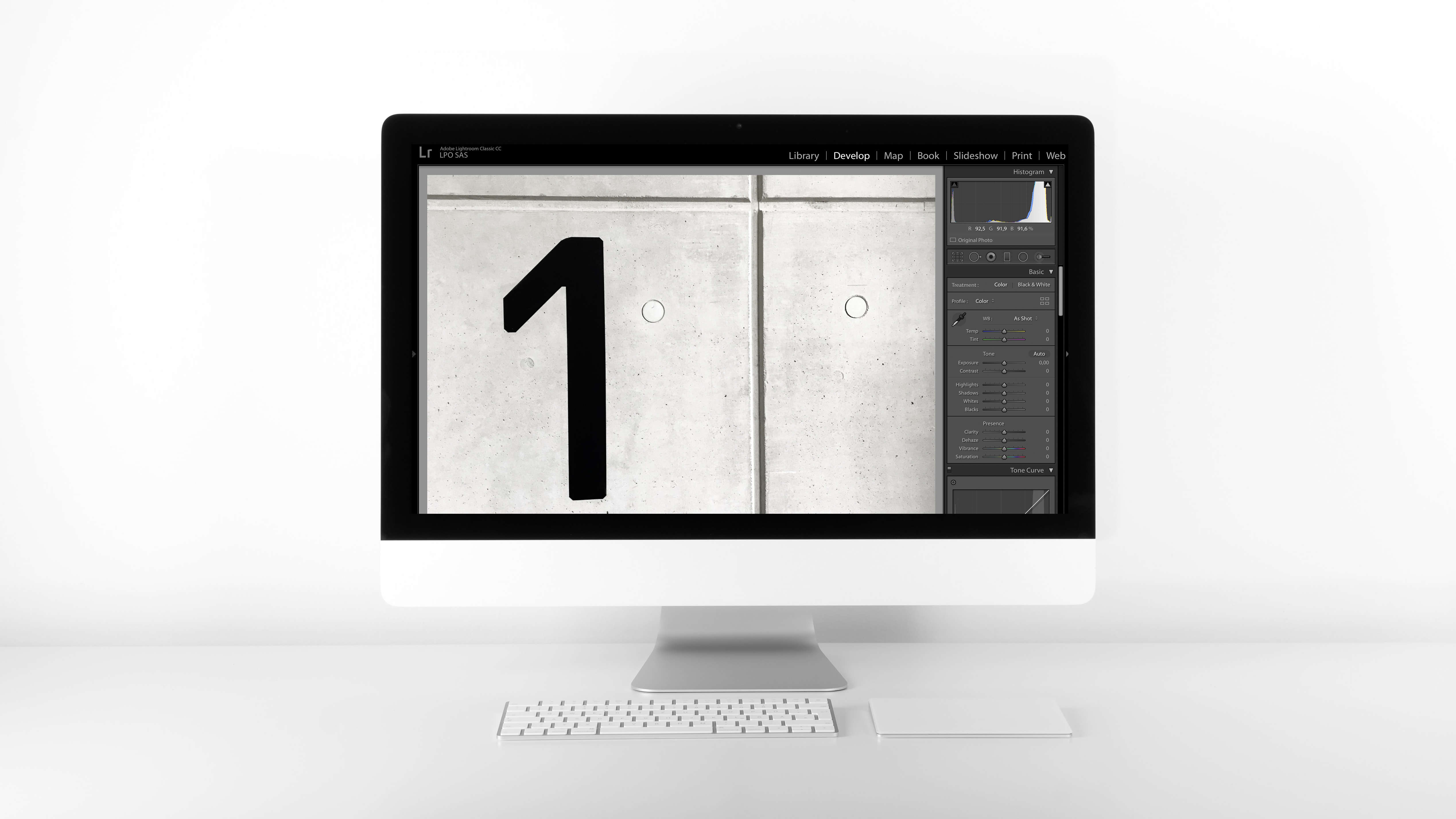 Retouching pictures - Lightroom level 1